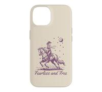 Cowgirl Vintage Western Retro Fearless and Free Purple Case for iPhone 14