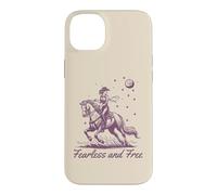 Cowgirl Vintage Western Retro Fearless and Free Purple Case for iPhone 14 Plus
