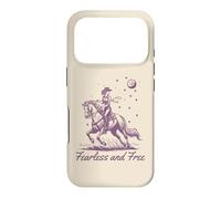 Cowgirl Vintage Western Retro Fearless and Free Purple Case for iPhone 17 Pro