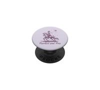 Cowgirl Vintage Western Retro Fearless and Free Purple PopSockets Adhesive PopGrip