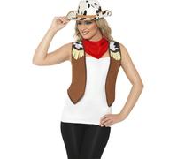 Cowgirl Wild West Kit Cowboy Wild West Outlaw Costume Medium Rodeo