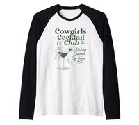 Cowgirls Cocktail Club Makes Cowboys Cry Since 1925 Raglan Baseball Tee