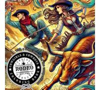 Cowgirls & Cowboys Rodeo Coloring Book: All 7 Rodeo Competitions in One Book / 7 Chapters with Described History of Competitions and Graphics to Color / 270 Pages - 105 Unique Graphics.