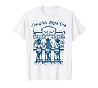 Cowgirls Drinking Cocktail Nostalgic Country Bar Funny T-Shirt