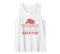 Cowgirls Just Wanna Have Fun - Funny Cowgirl Vintage Women Tank Top