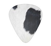 cowhide Guitar Picks 12 Pcs Classical Triangle Guitar Plectrums Includes Thin, Medium & Heavy Gauges 3 Sizes for Bass Electric Acoustic Guitars Ukulele with Organizer Storage Box