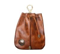 Cowhide Leather Bag, Cowhide Leather Bag - Retro Storage Box - Retro Storage In Car Key Case, Handmade Coulis Key Case, Dark Coffee, Please refer to the description, Please refer to description