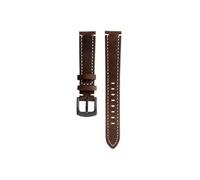 Cowhide Men Watch band Fit for Casio A158 A168 F91W AE-1200WHD A159 A169 AE1200(Dark brown-black)