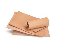 Cowhide, Sleek Leather, Thick Leather, Carving Leather, Vegetable-Tanned Cowhide, Leathercraft, Arts and Crafts, Decoration, 2.0-2.5 mm Leather Thickness, min Size A4, 1x piece