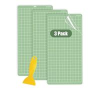 Cowhilan 3 Pack Replacement Cutting Mat 12x24 inch for Cricut, StandardGrip Adhesive Sticky Cutting Mats Set for Cricut Maker 3/Maker 4/Maker/Explore 3/4/One/Air/Air 2 with Scraper