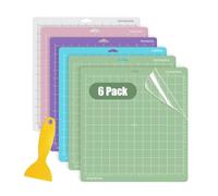 Cowhilan 6 Pack Cutting Mats 12x12 inch for Cricut Maker and Explore Series