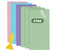 Cowhilan 6 Pack Cutting Mats 12x24 inch for Cricut Maker and Explore Series