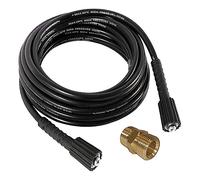 Cowhilan High Pressure Washer Hose M22 Connector Thread Power Wash Replacement Hose Compatible with Karcher M22-14 Connection, with Adapter, 8M