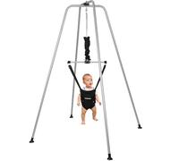 Cowiewie Baby Jumper with Stand, 2 in 1 Walking Harness Function, Quick-Folding Stand for Easy Storage, Portable Baby Jumper 6-12 Months