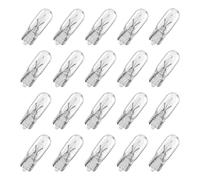 Cowiny 20 Pack T5 286 Car Dashboard Light Bulbs 12V 1.2W W2x4.6D Instrument Panel Replacement Capless Lamps for Speedometer Gauge Cluster Warning Indicator Interior Vehicle Lighting