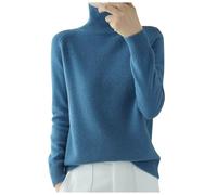 Cowl Neck Jumpers for Women UK, Womens Winter Sweater, Ladies Long Sleeve Slim Fitted Fall Winter Warm Sweaters Rib Knitted Jumpers for Autumn Winter Christmas