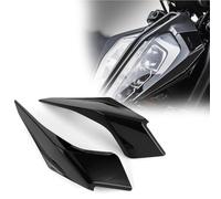 Cowl part Motorcycle Guard Fairing Protection Front Headlight Side Panel Frame Cover Protective Accessories For Duke 390 2017 2018 2019 2020 2021 2022(Black- Silver)
