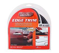 Cowles Custom - Superior 18feet Black U-Channel Edge Guard Trim, Rubber Bumper Protector Accessory, Door Guard for Cars, Trucks, SUVs, ATVs, Boats