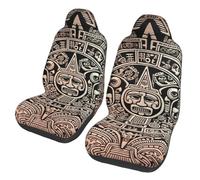 COWMGHLDFL Car Seat Covers 2 Pack End of The World Seat Cover Front Seat Covers for Car Universal Seat Protectors Auto Seat Mat with Elastic Strap Auto Accessories Set