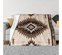 COWMGHLDFL Flannel Blankets 80"x60" Bed Blanket for Sofa Native American Throw Blanket Soft Cozy Plush Blanket for Couch Camping All Seasons