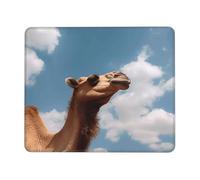 COWMGHLDFL Mouse pad Camel looking up at the sky Mouse Mat for Wireless Mouses Computer Keyboard Mats with Non-Slip Rubber Gaming Desk Pad Square Desk Mat for Office Laptop 10 x 12 inch