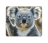 COWMGHLDFL Mouse pad lovely Koala Mouse Mat for Wireless Mouses Computer Keyboard Mats with Non-Slip Rubber Gaming Desk Pad Square Desk Mat for Office Laptop 8.3 x 10.3 in