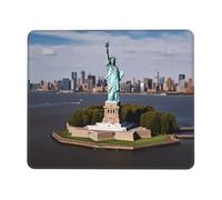 COWMGHLDFL Mouse pad Statue of Liberty in NYC Mouse Mat for Wireless Mouses Computer Keyboard Mats with Non-Slip Rubber Gaming Desk Pad Square Desk Mat for Office Laptop 8.3 x 10.3 in