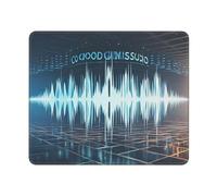 COWMGHLDFL Mousepad Cool Music sound wave Mouses Mat for Wireless Mouses Computer Keyboard Mat with Non-Slip Rubber Gaming Desk Pad Square Desk Mat for Office Laptop
