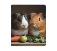 COWMGHLDFL Mousepad Guinea Pigs Mouses Mat for Wireless Mouses Computer Keyboard Mat with Non-Slip Rubber Gaming Desk Pad Square Desk Mat for Office Laptop