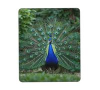 COWMGHLDFL Mousepad peacock Mouses Mat for Wireless Mouses Computer Keyboard Mat with Non-Slip Rubber Gaming Desk Pad Square Desk Mats for Office Laptop