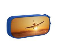 COWMMWOC Cute Design Name Pen Bag Pencil Case for Students Girls Boys â€“ Large Capacity Pencil Pouch with Compartments, Doubility Zip Stationery Storage Organizer (Black, Pink, Blue)