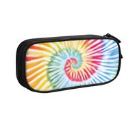 COWMMWOC Cute Design Name Pen Bag Pencil Case for Students Girls Boys â€“ Large Capacity Pencil Pouch with Compartments, Doubility Zip Stationery Storage Organizer (Black, Pink, Blue)