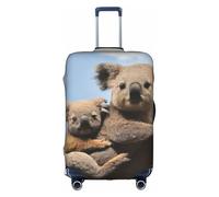 COWMMWOC Cute Koala Trolley Case Protective Cover, Elastic Travel Luggage Cover, Suitcase Protective Cover for 18-32 Inch Bags | Washable Baggage Covers | Travel Suitcase Protector