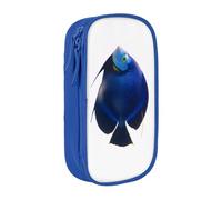 COWMMWOC Marine Life Large Pencil Case,Big Capacity Pencil Pouch, Multifunctional Storage Bag,Durabiiity Polyester Oxford Fabric with Double Zipper 21x10.5x5cm