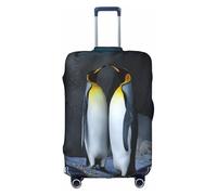 COWMMWOC Penguin Trolley Case Protective Cover, Elastic Travel Luggage Cover, Suitcase Protective Cover for 18-32 Inch Bags | Washable Baggage Covers | Travel Suitcase Protector