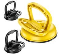 cowonik Car Dent Puller Kit 3 Pack -Strong Suction, Dent Remover Tool Car Dent Repair Removal Kit Suction Cup Small Dent Puller for Auto Body Dent Remove,Tiles Lifting,Objects (Yellow+Black)