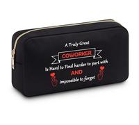 Coworker Gifts for Women Coworker Leaving Gifts Cosmetic Bag Going Away Gift for Women Appreciation Gifts for Coworkers Women Employee Farewell Gifts Coworker Retirement Christmas Birthday Gift
