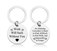 Coworker Gifts for Women Men Coworker Leaving Gifts for Colleague Going Away Keychain for Coworkers Friends Boss Coworker Goodbye Gift Appreciation Retirement Gifts for Coworkers Christmas Gifts