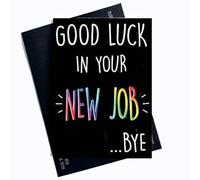 Coworker Leaving Card, Funny New Job Card, Good Luck, Congrats New Job Colleague Leaving Goodbye Leaving Job Funny Card Joke, Banter Office PC442