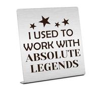 Coworker Leaving Gifts for Women Men New Funny Office Desk Signs Plaque Job Office Gifts Going Away Goodbye Gifts for Coworker Retirement Gifts for Colleague Boss Farewell Gifts for Friends