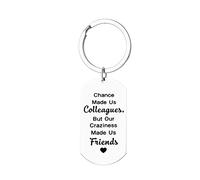 Coworkers Friend Boss Colleagues Keychain Leaving Gift Good Bye Gift Retirement Gift Thank You Appreciation Birthday Gift, Chance Made Us, Medium