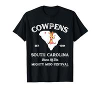 Cowpens SC Est 1781. South Carolina. Mighty Moo Festival T-Shirt
