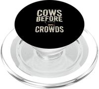Cows Before Crowds Country Farm Tractor PopSockets PopGrip for MagSafe