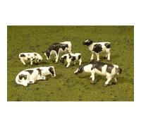 Cows - Black & White (6/Pack) Bachmann 33103