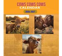 Cows Cows Cows Calendar 2026-2027: 18 Month Planner To Keep You On Track from Sep 2026 to Dec 2027,Square 8.5 x 8.5 Inches Gift For Organizing & Planning