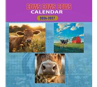 Cows Cows Cows Calendar 2026-2027: 18 Month Planner To Keep You On Track from Sep 2026 to Dec 2027,Square 8.5 x 8.5 Inches Gift For Organizing & Planning