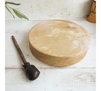 Cows Hide Khenji Shamanic Healing Traditional Drum With Beater (50cm)