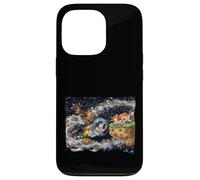 Cows in Outerspace Cows Playing Among The Galaxy Case for iPhone 13 Pro