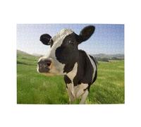 Cows In The Pasture,500 Pieces Puzzles for Adults-Wooden Jigsaw Puzzle for Adults Elderly