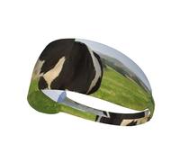 Cows In The Pasture,Sports Sweatband for Unisex Multi Headband Elastic Exercise Hairband